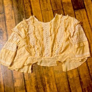Magnolia Pearl yellow shirt!!  Can’t buy anymore and too cute not to be worn!